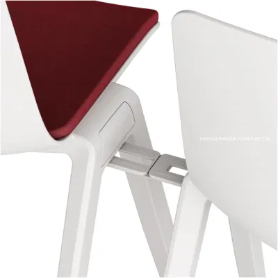 Sedia da ufficio in plastica per conferenze all&prime;ingrosso dal design moderno con impilabile Bracciolo