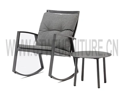  Nuovo design 3 pezzi Rattan Wicker Outdoor Bistro balcone Garden Furniture Imposta il set sedia da tavolo Cafe