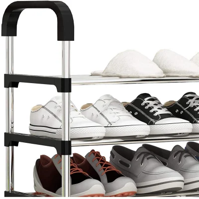 6 rack salvaspazio semplici a più strati regolabili