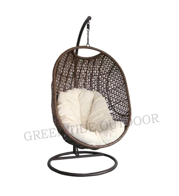 Patio Wicker Amaca Giardino esterno Rattan Pod sedia girevole