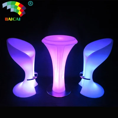  Sgabello per sedie in plastica LED