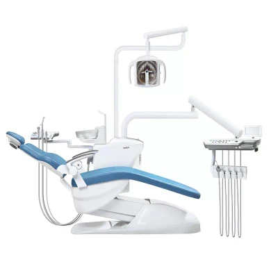  Sedia di sicurezza per dentale Set Luxury con Free Light Cure Per sedia portatile per uso odontoiatrico/sedia per uso clinico