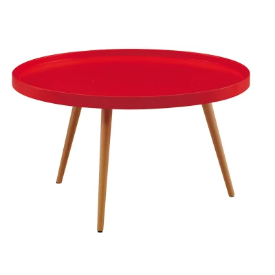 Piccolo e moderno hotel con mobili da giardino, soggiorno all&prime;aperto al coperto Tavolo MDF pleastic Top tavolo da caffè in legno massiccio