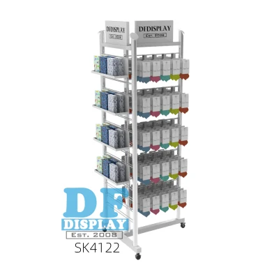 Griglia metallica con ripiani per rack girevole con display a calza Soletta semplice e multisfzionale, guanto, piano di appoggio per rack Slipper