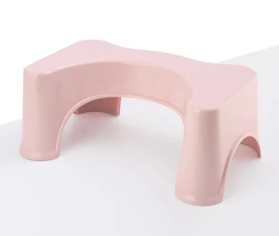  Sgabello in plastica per WC bagno sgabello per WC antiscivolo pratico e compatto Sgabello per squatting