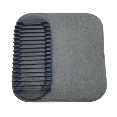  Tappetino per rack per asciugatura dish in microfibra antiscivolo resistente al calore pieghevole per Cucina