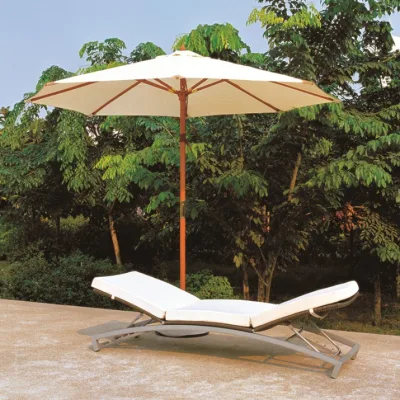  Lounge Chaise all&prime;aperto in rattan/tavolo da caffè a bordo piscina/lettino in vimini (TG-JW99)