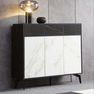  Portico per la casa in pietra high-end ultra sottile minimalista italiano Armadietto per calzature 0268