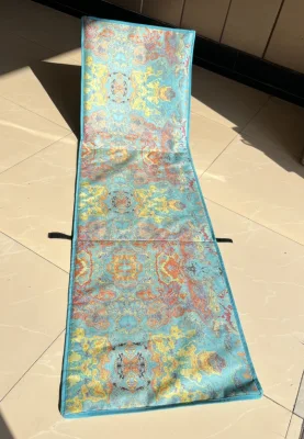  Sedia da spiaggia pieghevole portatile piscina coperta sdraio per campeggio