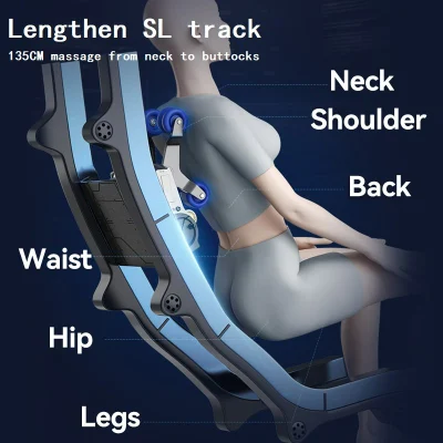 Sauron S500 Luxury 3D ai Health Test sedia da massaggio con 0 gravità