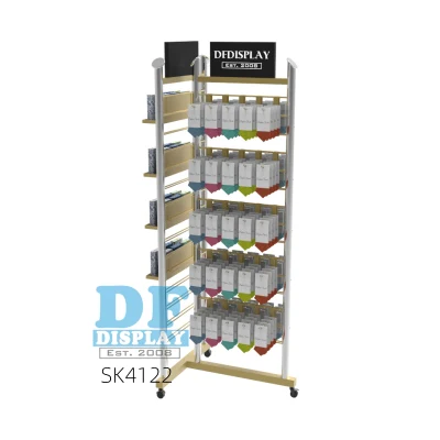 Griglia metallica con ripiani per rack girevole con display a calza Soletta semplice e multisfzionale, guanto, piano di appoggio per rack Slipper