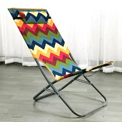  Sedia da spiaggia per esterni piccola, reclinabile, singola, portatile, Wyz20794