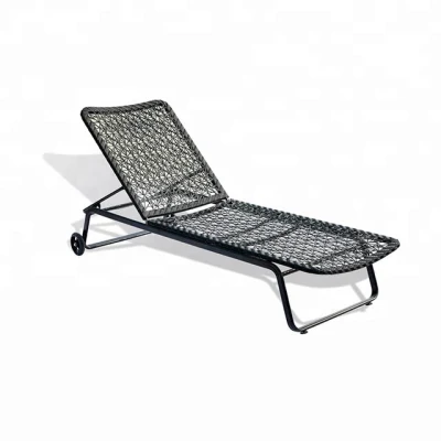  Mobili esterni Cina Wicker fiore tessitura Chaise lounger