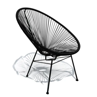  Tempo libero Stackable Sedie da giardino esterno Mobili in rattan sedia patio