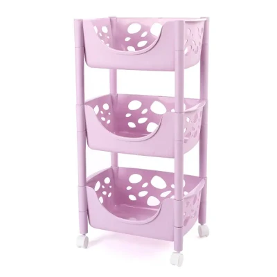  Carrello portaoggetti scaffalatura mobile Organizzatore mobile Utilità di scorrimento Rack tower carrello