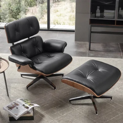 Mobili moderni di design, salotto in pelle, salotto, arredamento per la casa Sedia con braccio di accento