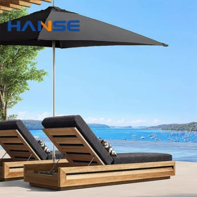  Commercio all&prime;ingrosso Teak legno bracciolo sdraio Mobili da giardino sdraio Chaise Lounge all&prime;aperto