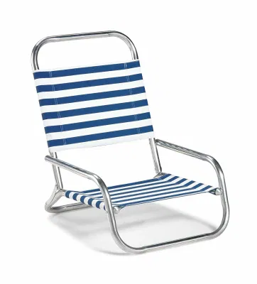  Sedia da spiaggia pieghevole con telescopio Premium Casual Sun and Sand