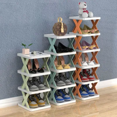  Scarpe di stoccaggio in plastica rimovibili multifunzione multi-funzionale multi-strato Creative all&prime;ingrosso Rack
