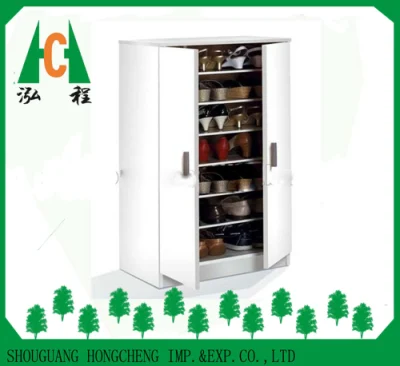  Nuovo rack per scarpe in legno MFC MDF melaminato Flat Pack 3 Armadietto rack cassettiera rotante