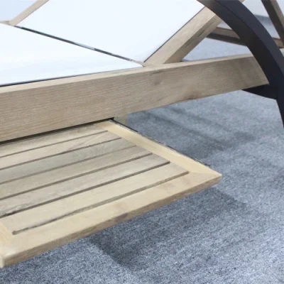 Teak legno sdraio Mobili esterni lettino piscina Letto