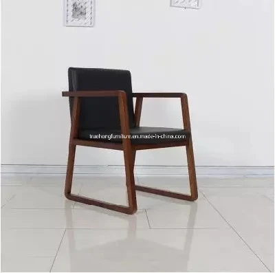 Sedie in legno massello di noce Mobili da pranzo personalizzati Sedie Hotel Restuarant Sedie