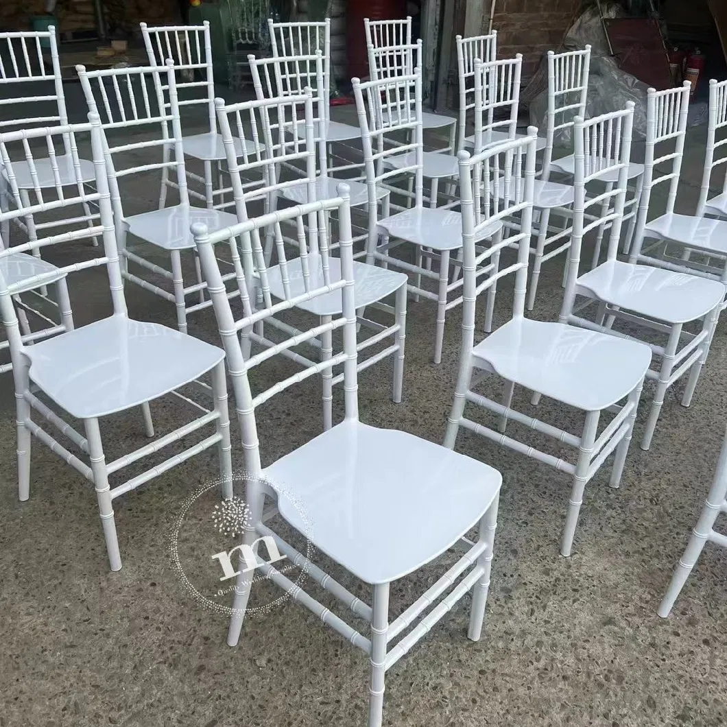 Wholesale Monobloc White Stackable Plastic Outdoor Elegant Outdoor Garden Wedding Chair