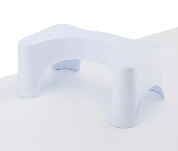 Plastic Toilet Stool Bathroom Non-Slip Toilet Footstool Convenient and Compact Squatting Stool