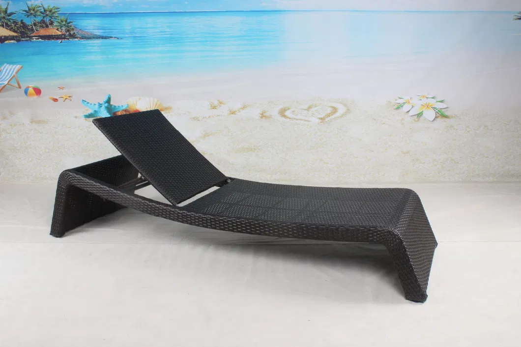 Beach Furniture Pool Lounge Chair Rattan Sun Lounger