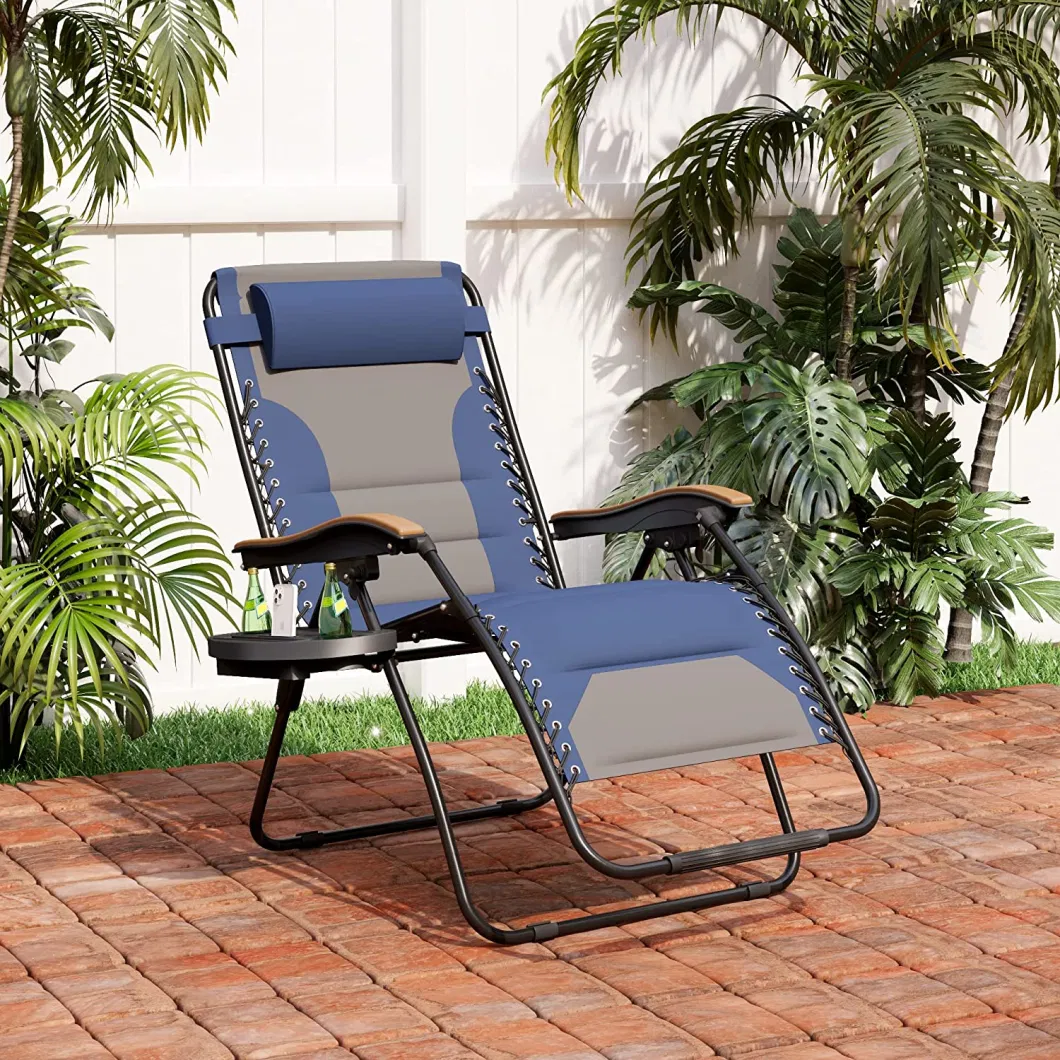 Woqi Outdoor Indoor Adjustable Reclining Durable Folding Chair