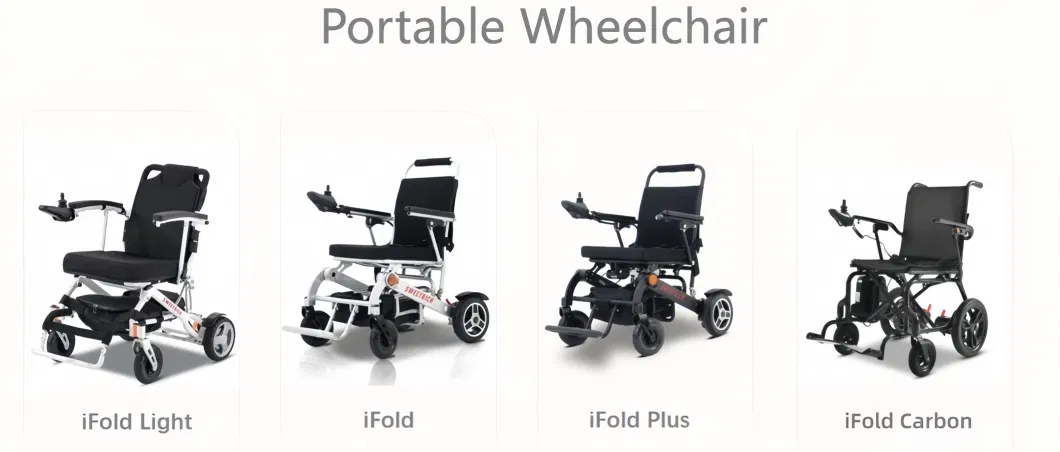 OEM ODM Rehabilitation Treatment Durable Lightweight Compact Folding Portable Light Brushless Power Adults Electric Wheelchair Power Chair