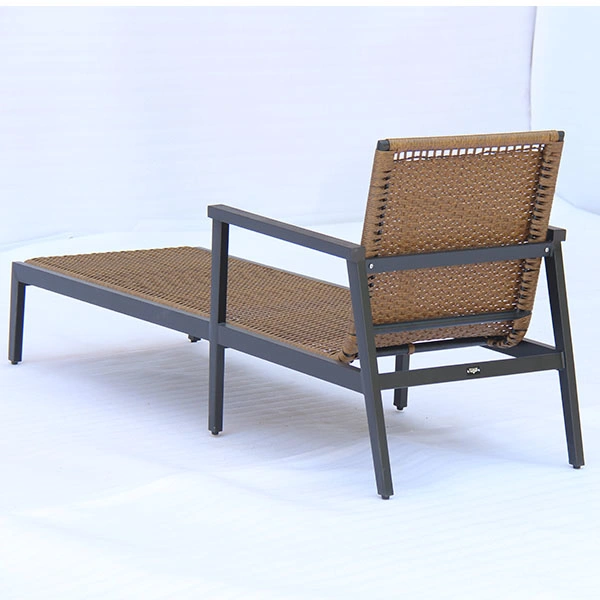 Modern Style Swimming Pool Nordic Poolside Lounger Rattan Chair Lying Bed