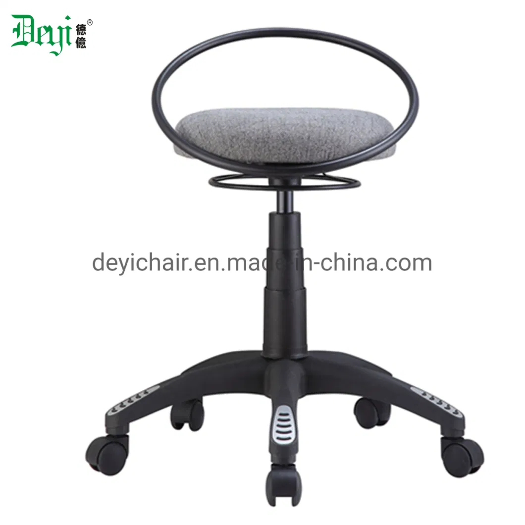 Seat up and Down Mechanism with Back Support Round Stool Chair