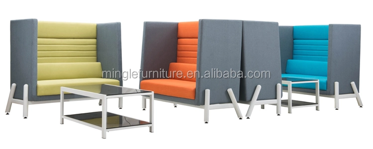 Factory Direct Sale Office Leisure Sofa High Back Modular Booth Meeting Pod Sofa Office Lounge Chair