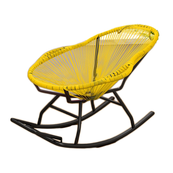 China Wholesale Outdoor Patio Beach Seaside Picnic Camping Furniture Chairs Rocking Rattan Chair