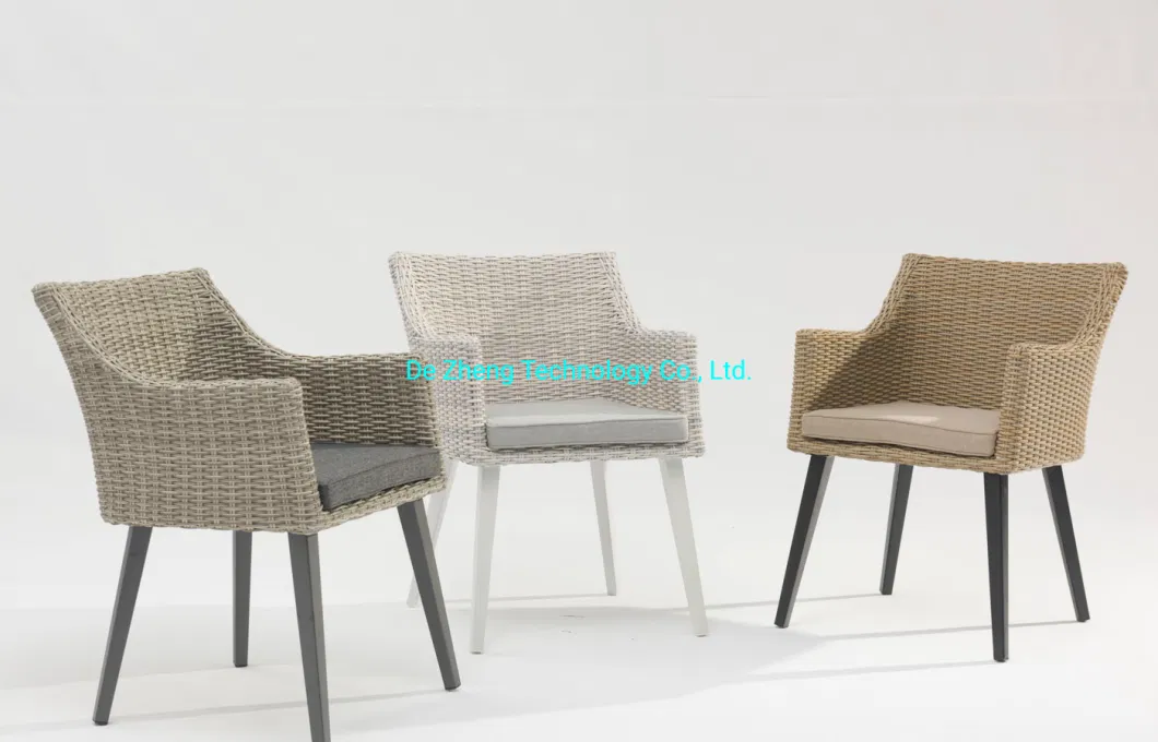 Popular Design Garden Outdoor Rattan Hand Weaven Garden Dining Arm Chair