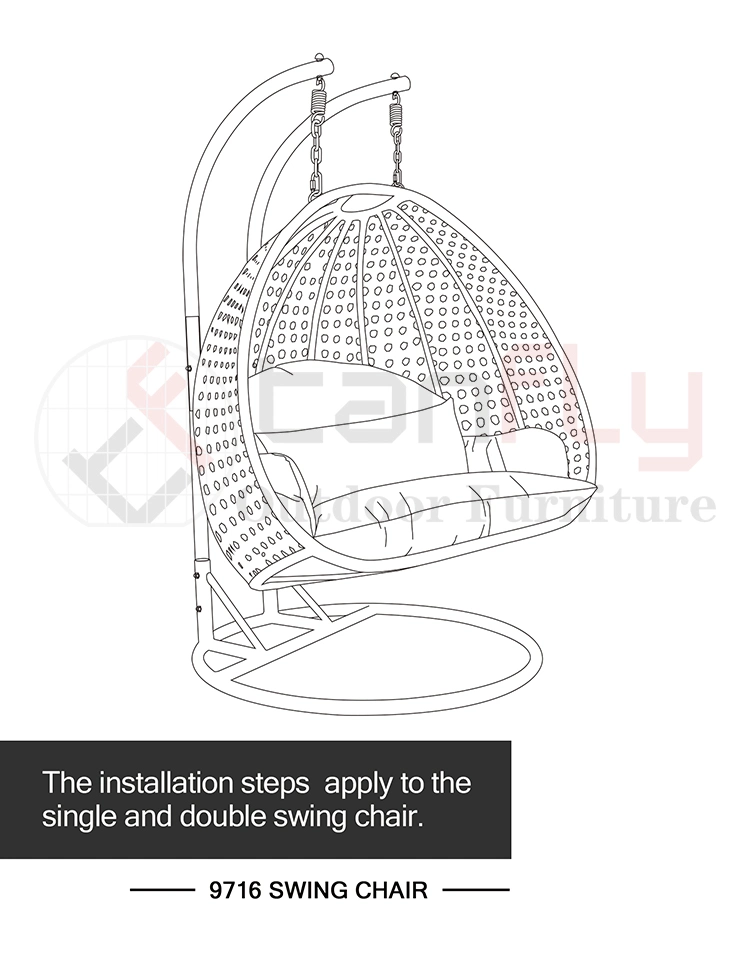 Wicker Hanging Patio Swing Egg Chair Bali Rattan Pod Outdoor Furniture Egg Chair