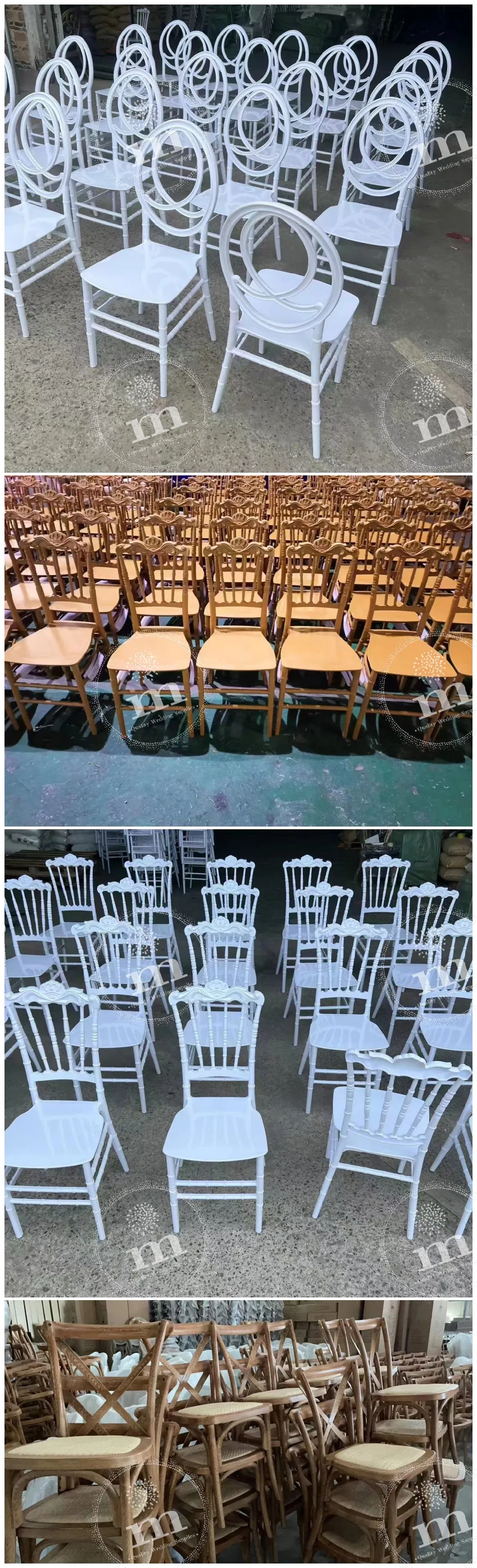 White O Back Commerical Knock Down Wholesale Garden Resin Wedding Tiffany Chairs