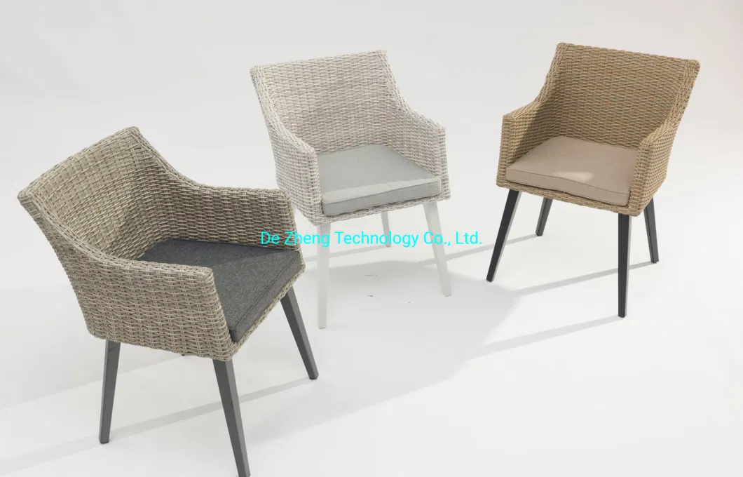 Popular Design Garden Outdoor Rattan Hand Weaven Garden Dining Arm Chair