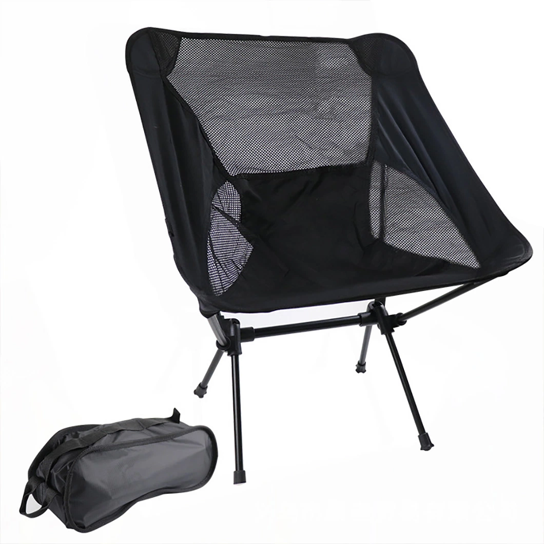 Wholesale Outdoor Aluminum Alloy Portable Double Pole Folding Camping Fishing Chairs