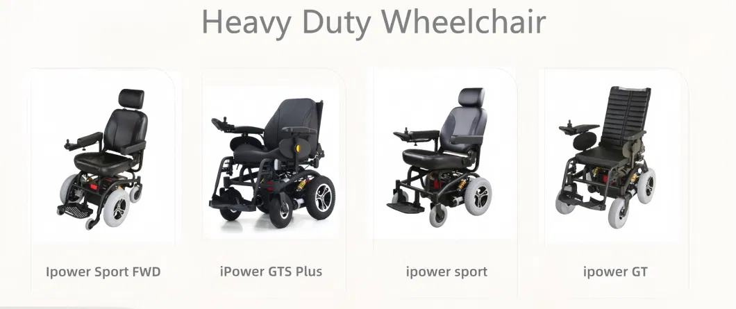 OEM ODM Rehabilitation Treatment Durable Lightweight Compact Folding Portable Light Brushless Power Adults Electric Wheelchair Power Chair