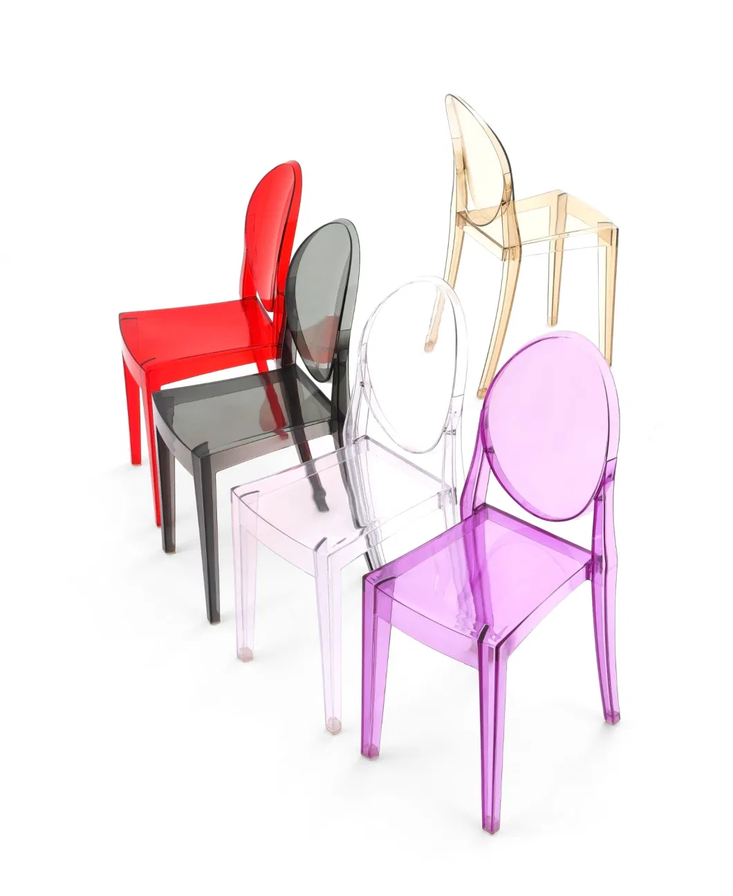 Nordic Ghost Dining Chairs Without Armrest Suitable for Commercial and Household Use