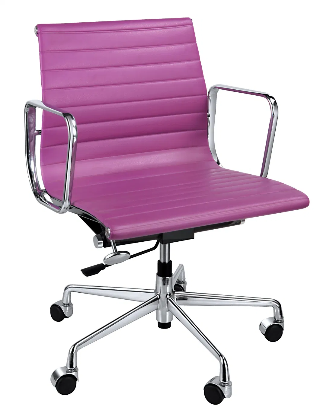 Short Back Aluminum Frame Office Armchair