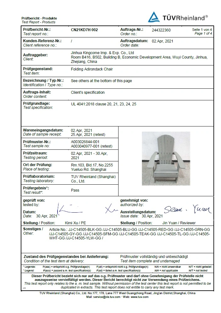 Outdoor Adirondack Chair for Garden Porch Patio Deck Backyard, Weather Resistant Accent Furniture in Gray