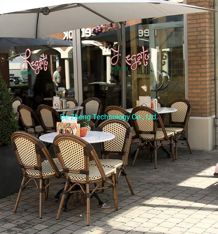 Paris Patio Leisure Sunshine Bistro Style Outdoor Dining Rattan Garden Chair Set