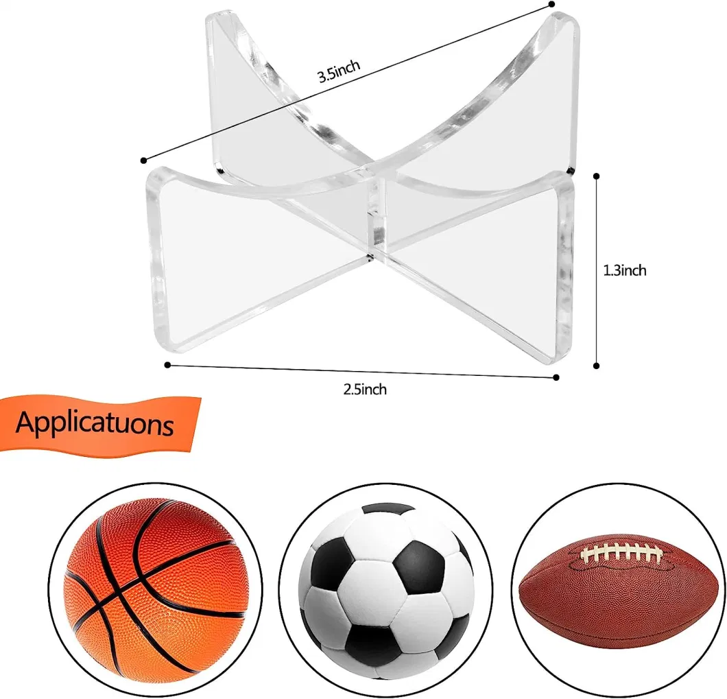 ISO BSCI Factory Wholesale Custom Acrylic Football Rack