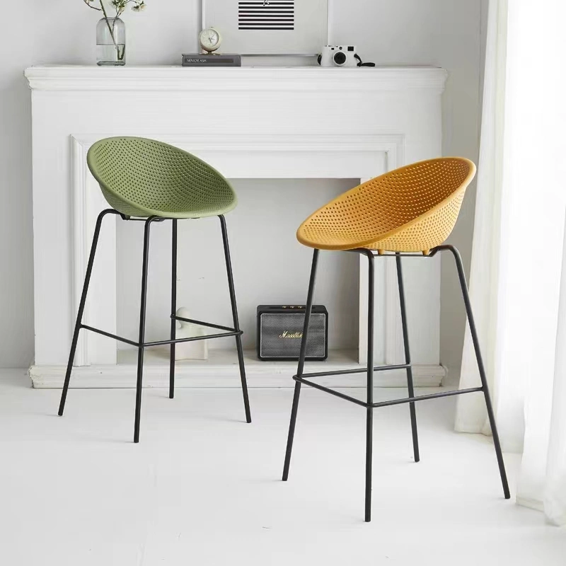 Wholesale Home Modern Furniture Restaurant Living Room Bar Stool Plastic Dining Chair