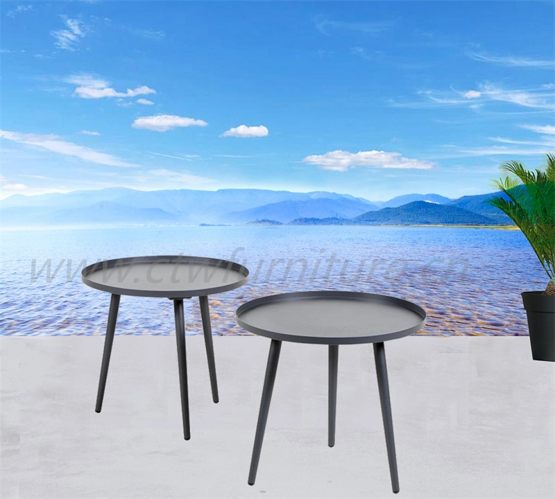 3 Piece Patio Furniture Outdoor Dining Set with Coffee Table