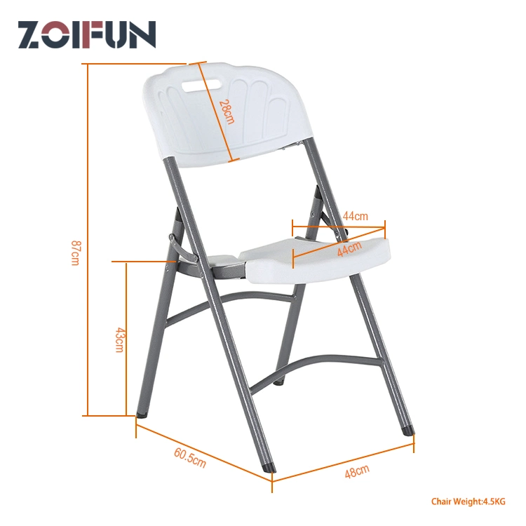 School Classroom Garden Public Chair Wedding Outdoor Plastic Folding Light Weight Chairs