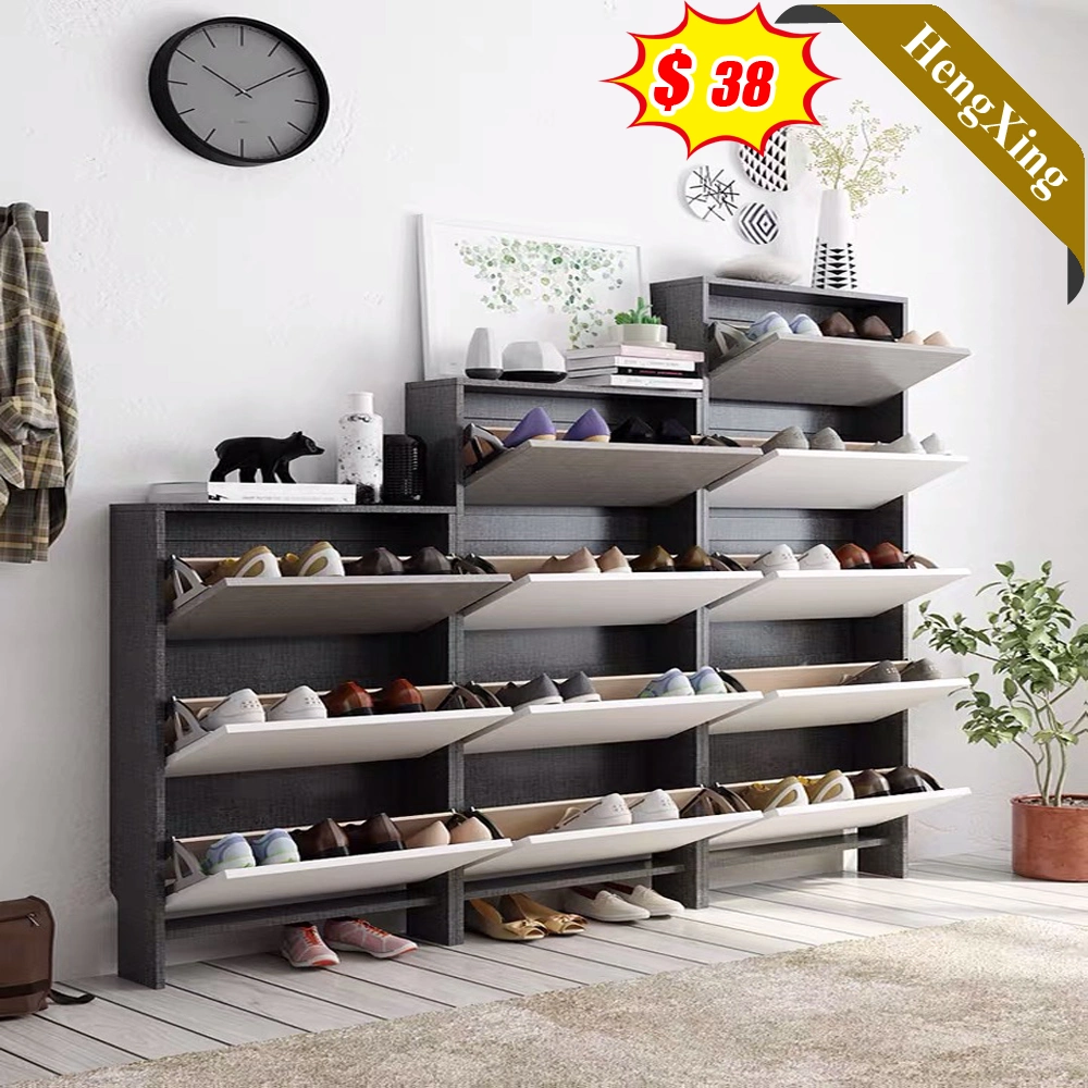 Antique Livingroom Kitchen Bedroom Furniture Wooden Wall Basin Display Storage Rack Shoe Cabinet